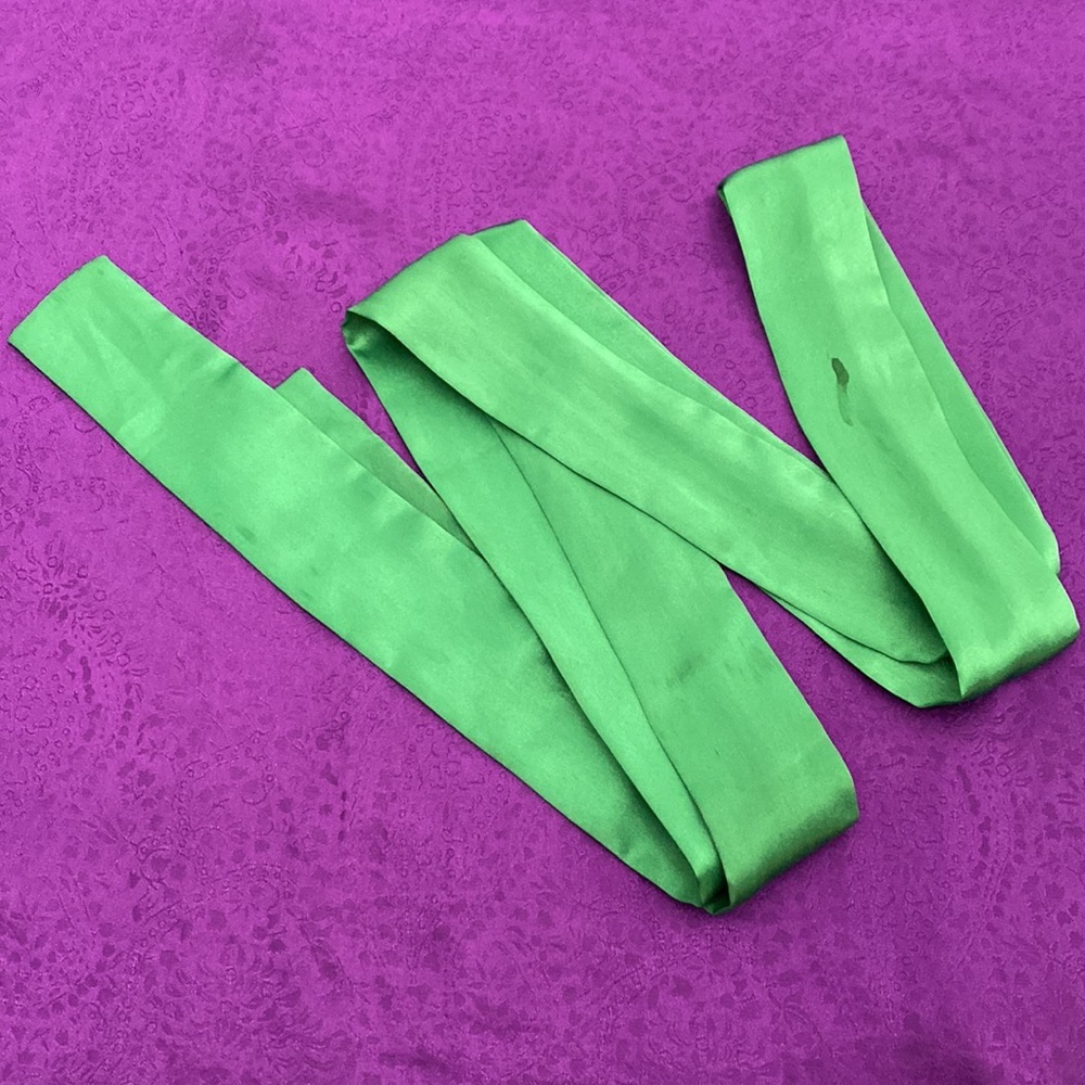 Victoria Secret Vintage Gold Label Purple and Green Robe - Picture 12 of 12